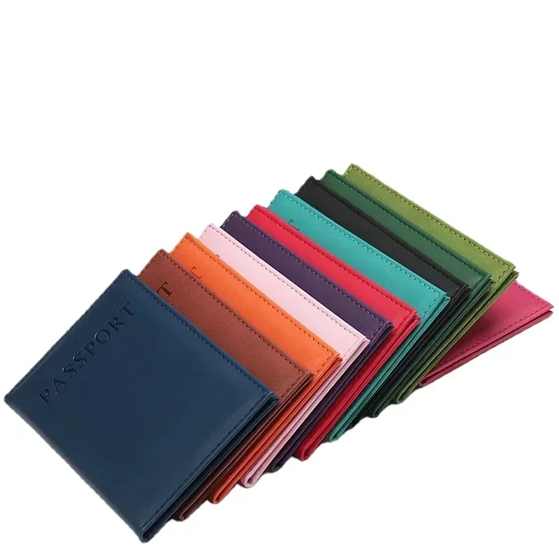 Index Card Holder - Fashion Women Men Passport Cover Pu