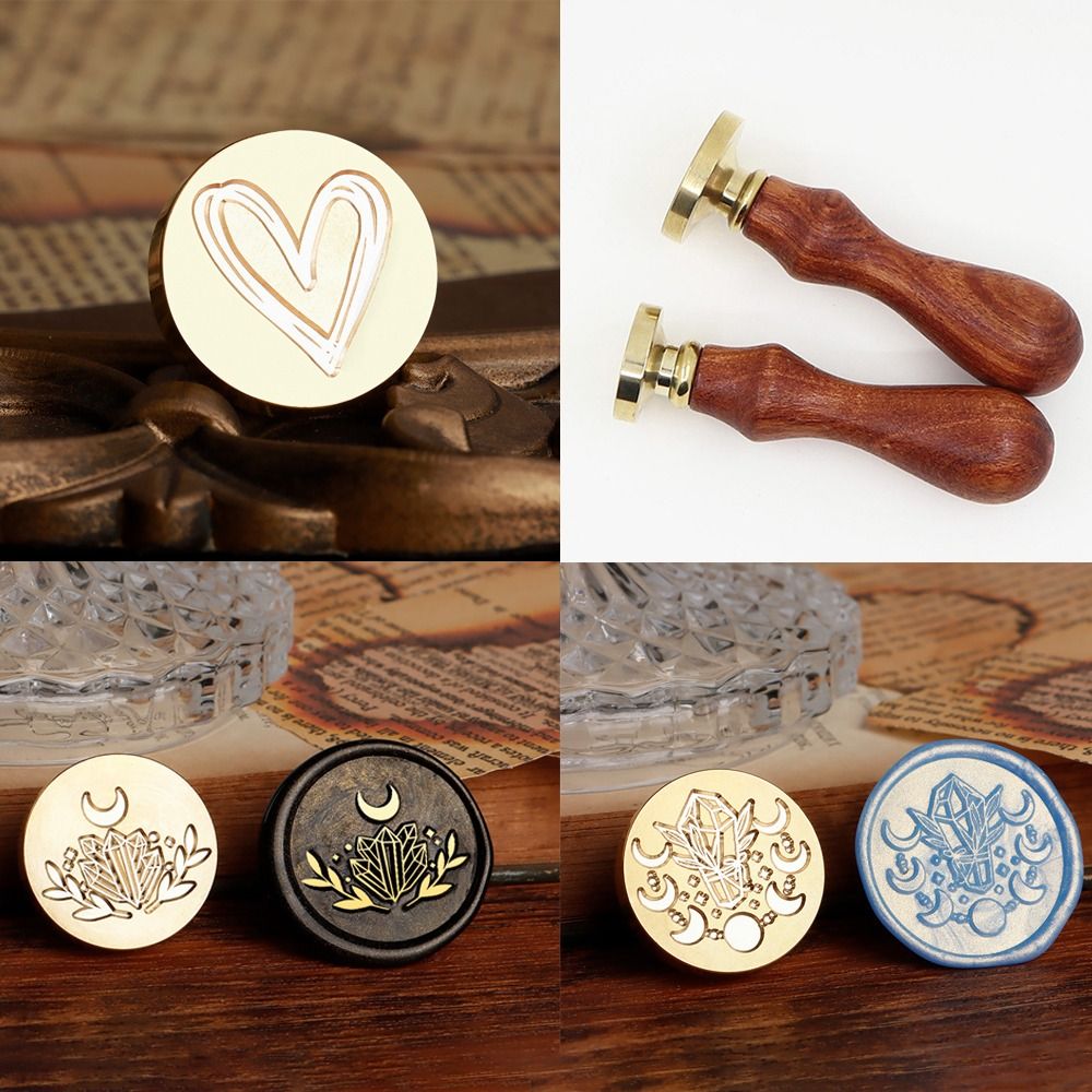 Wax Seal Stamp Set - Love Heart Wax Seal Stamp Head
