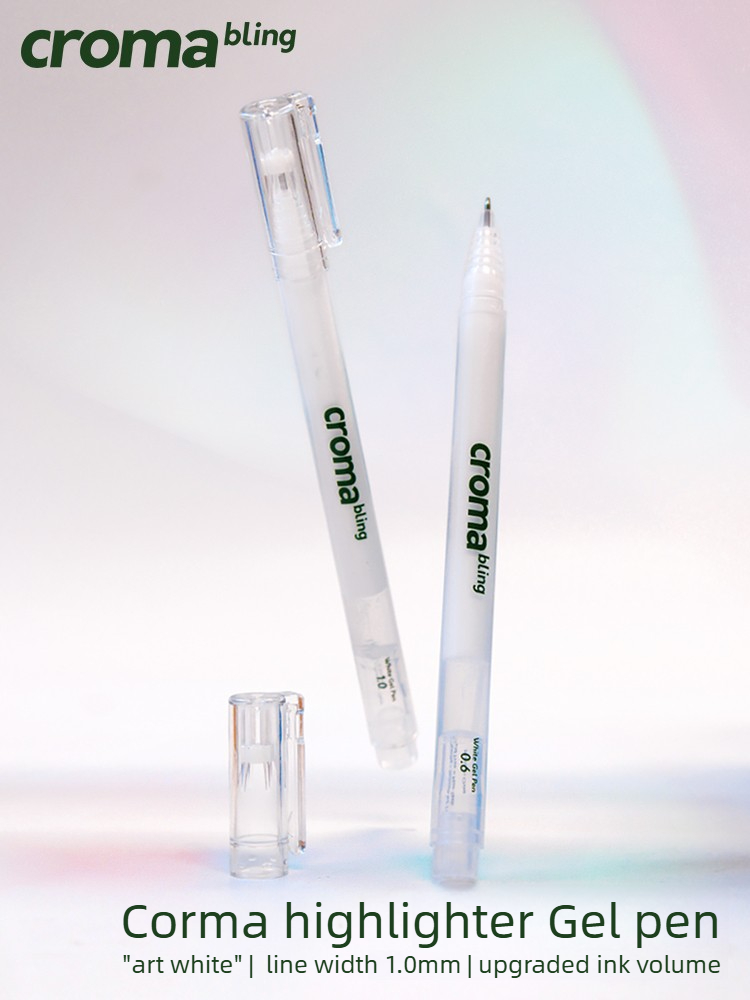 Correction Pen Fine - 1/10 PCS Croma 0.6mm/1mm Highlight White