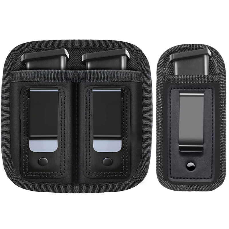 Magazine Holder Rack - Single/Double Magazine Pouch for 9mm .40