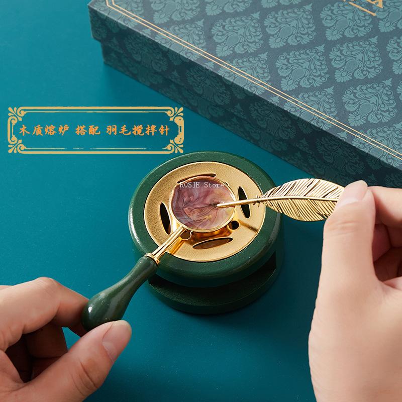 Wax Seal Stamp Set Lacquered S - đánh giá và giá Wax Seal Stamp Set