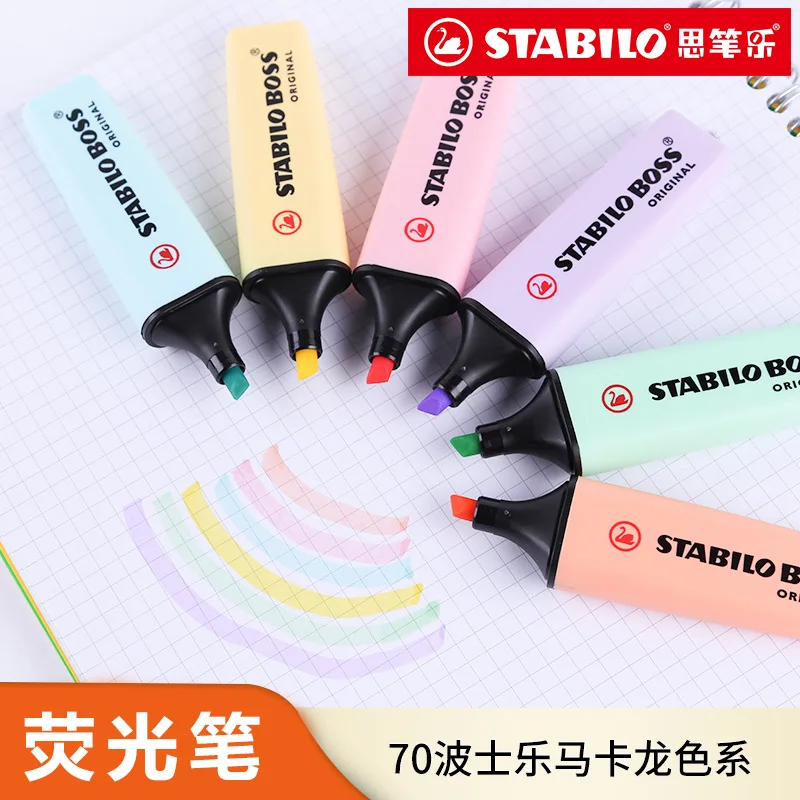 6 Colors STABILO BOSS Macaron  - đánh giá và giá Stabilo Marker Boss