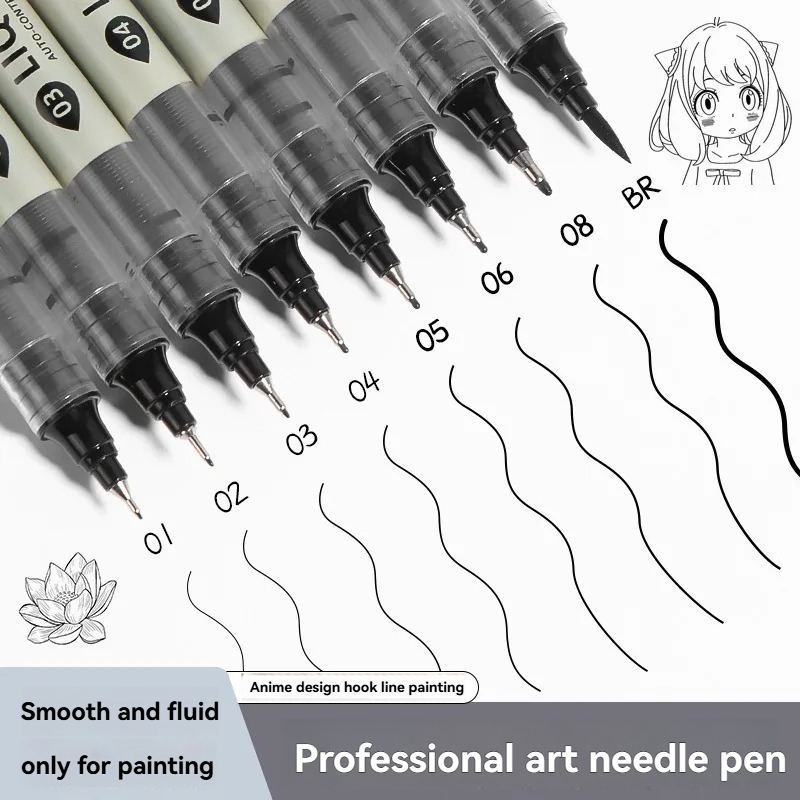 12 Pack Black Fineliner Drawin - đánh giá và giá Correction Pen Fine