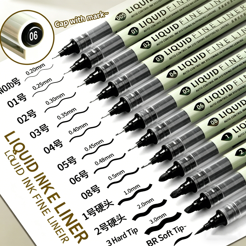 12 Pack Black Fineliner Drawin - đánh giá và giá Correction Pen Fine