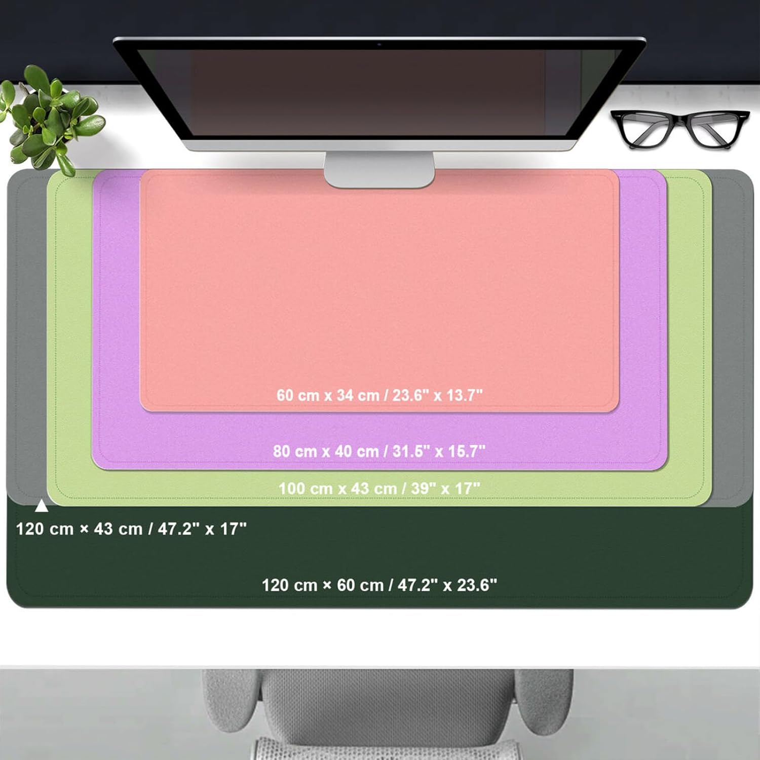 39.4x17 Inch Leather Desk Pad  - đánh giá và giá Leather Desk Pad