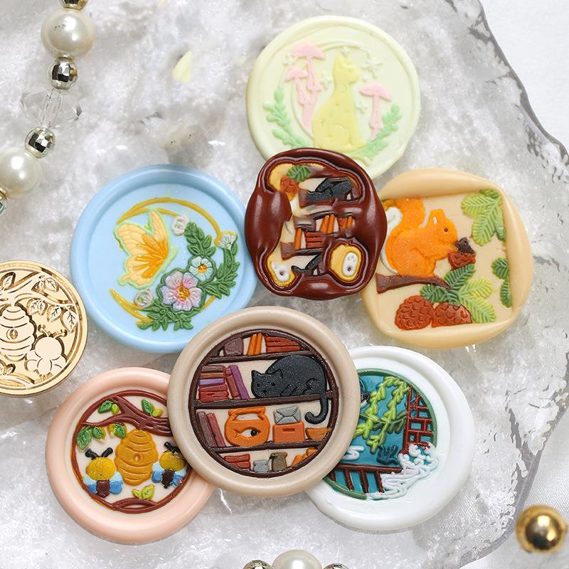 Animal Botanical Wax Seal Stam - đánh giá và giá Wax Seal Stamp Set