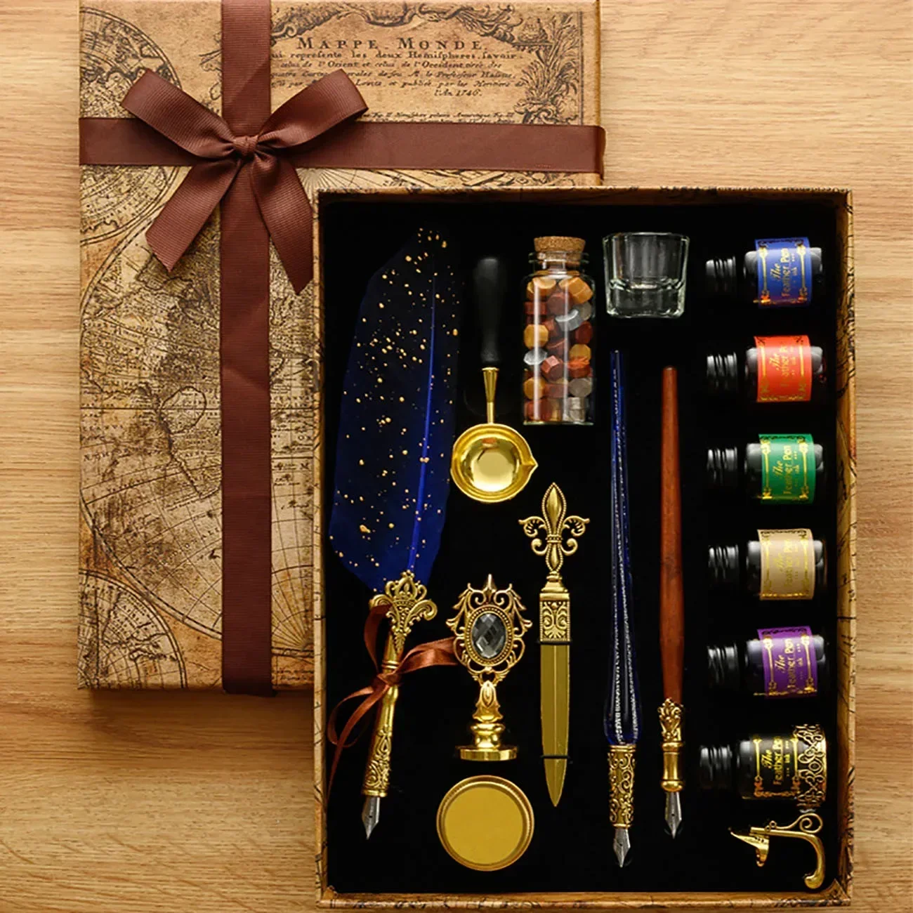 Sáp Hàn Kín Tem Cổ Lông Vũ Nhú - đánh giá và giá Wax Seal Stamp Set