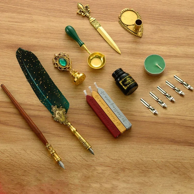 Sáp Hàn Kín Tem Cổ Lông Vũ Nhú - đánh giá và giá Wax Seal Stamp Set