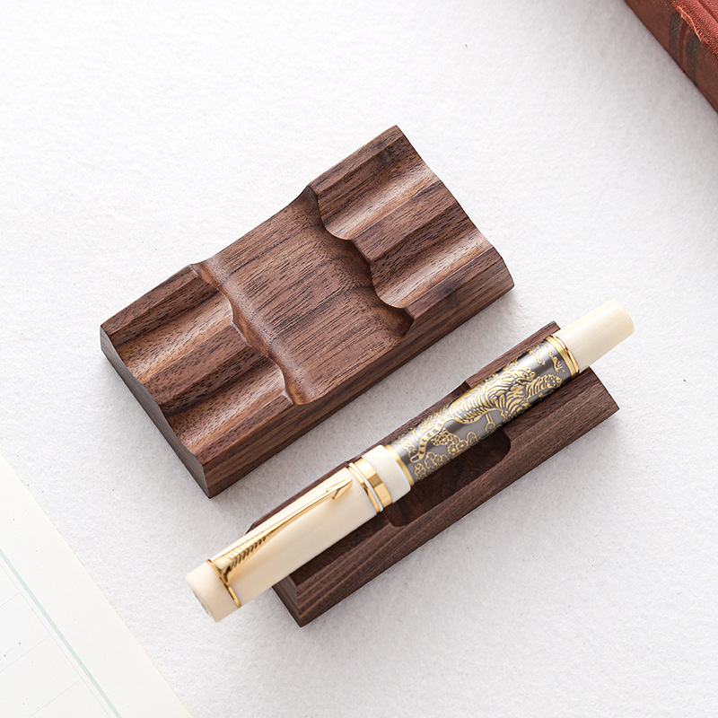 Walnut Wood Pen Holder Stand f - đánh giá và giá Pen Rest Single