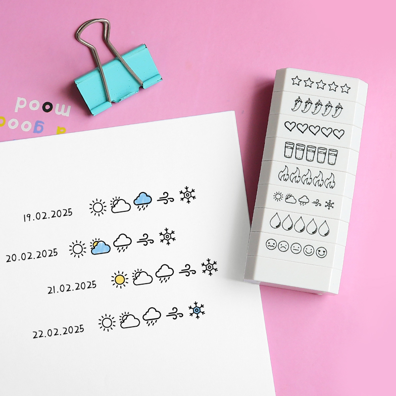 8-layer Stamp 5 Star Rating Mo - đánh giá và giá Rubber Date Stamp