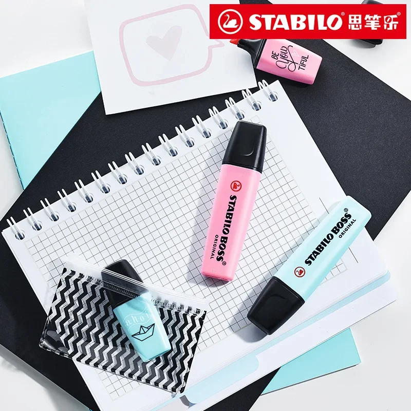3/6 Color/Set German STABILO M - đánh giá và giá Stabilo Marker Boss