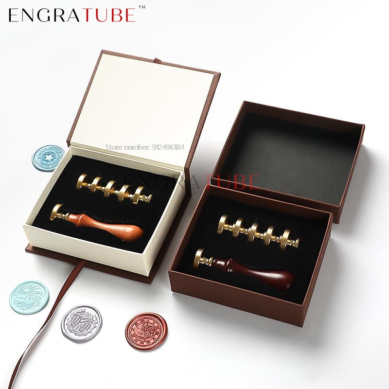 6 Copper Wax Seal Stamp Heads  - đánh giá và giá Wax Seal Stamp Set