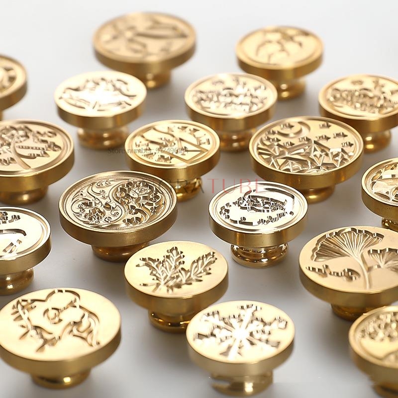 6 Copper Wax Seal Stamp Heads  - đánh giá và giá Wax Seal Stamp Set