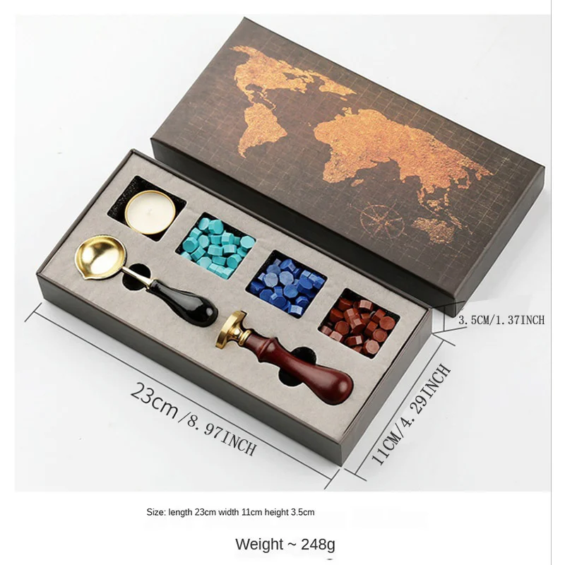 DIY Stamps Wax Seal Box Kit De - đánh giá và giá Wax Seal Stamp Set