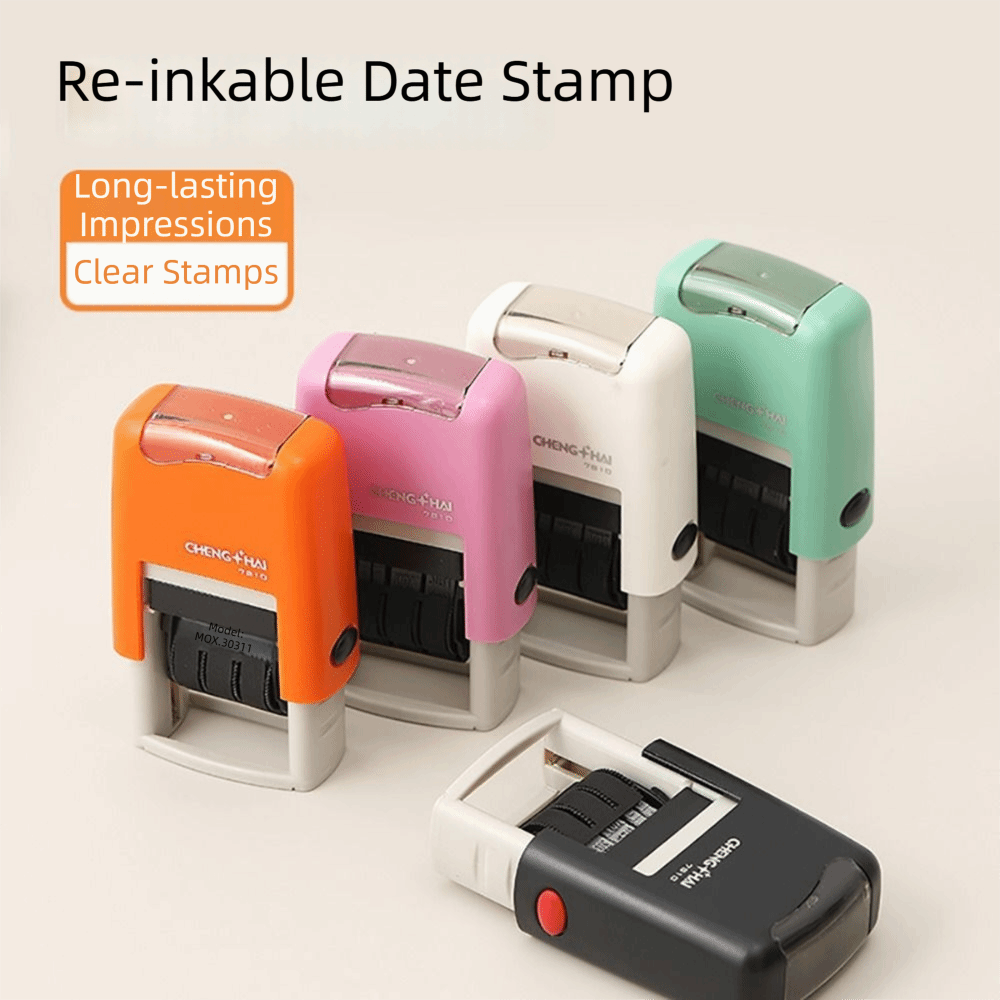 Automatic Ink Return Day-month - đánh giá và giá Rubber Date Stamp
